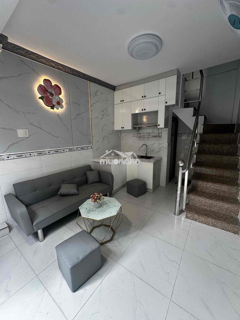 Nhà tân bình nhỉnh 2t - 16m2 - 2 tầng - nhà nhỏ hẻm to