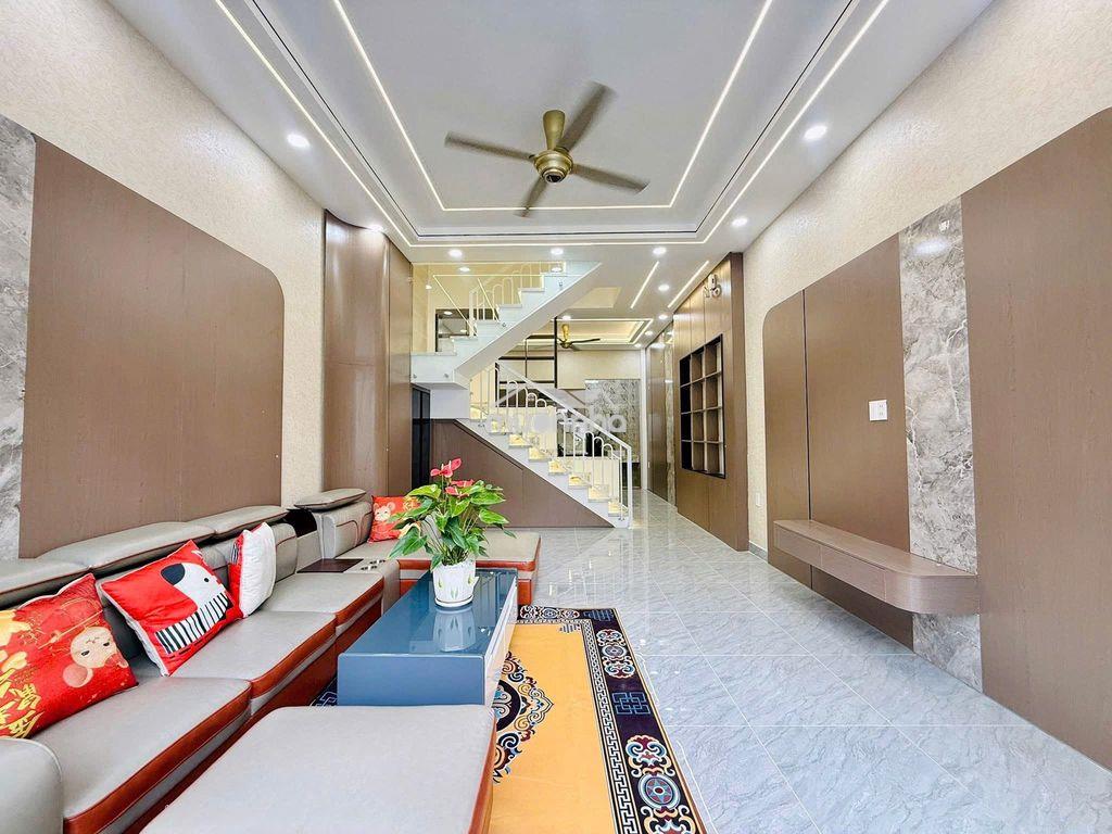 Nhà mới 3 lầu rộng rãi (4,3x24)m vị trí tại thạnh xuân 38,  p.thới an - 2