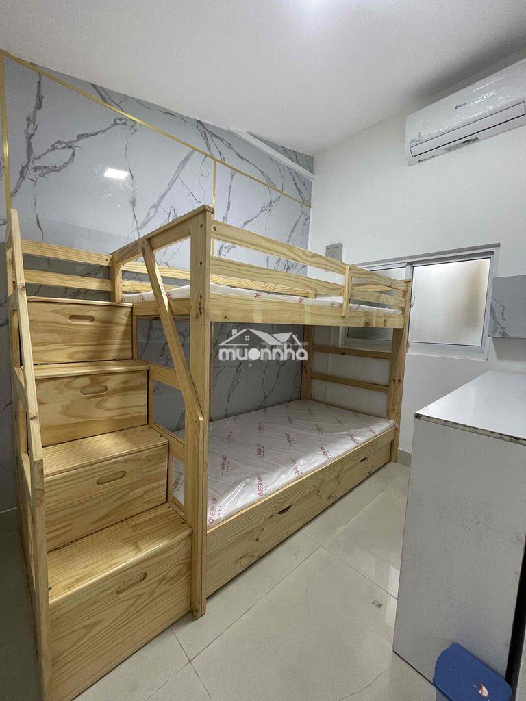 Phòng trọ nhỏ 2 giường tầng khu trần não gần ga metro thảo điền - 2