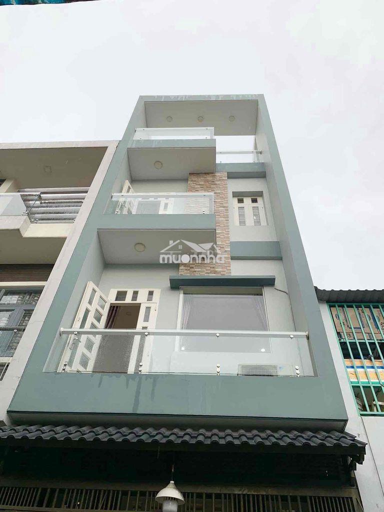 Nhà 3 lầu 4 phòng ngủ, đường lê văn quới, 2 mặt hẻm