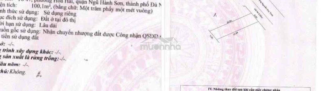 📫 Chào bán lô nguyễn duy trinh - ngũ hành sơn - 3
