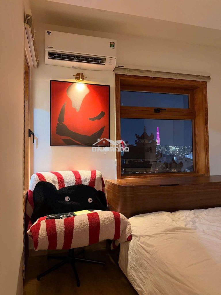 Cho thuê chdv studio vintage full nội thất ngay gần vincom, emart pvt - 4