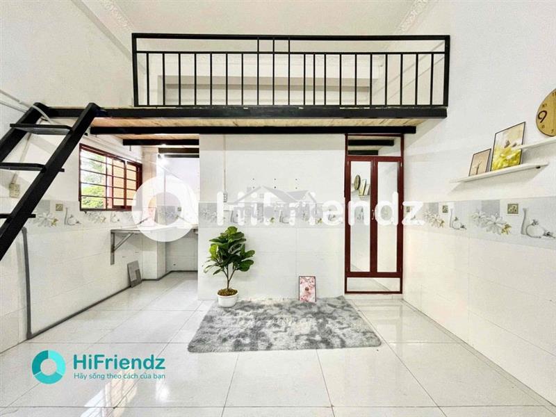 Phòng gác cao thoáng mát sẵn nội thất ngay an dương vương