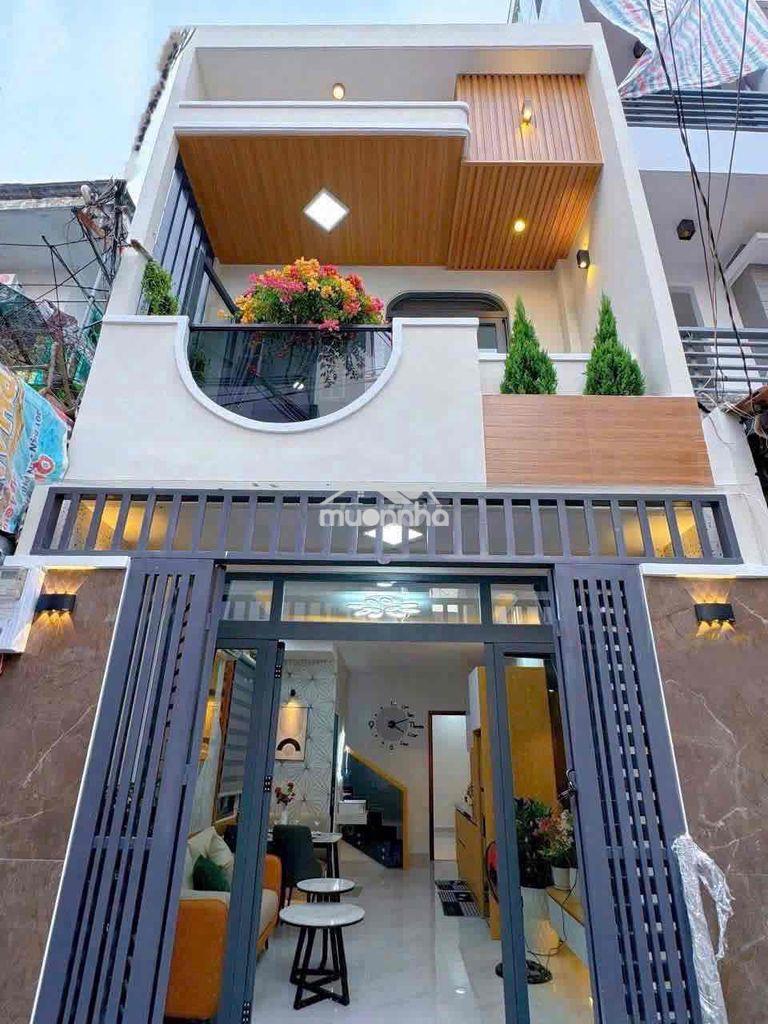 Cho thuê hẻm oto lê quang định bình thạnh 43m2 3pn full nt xịn chỉ 16t