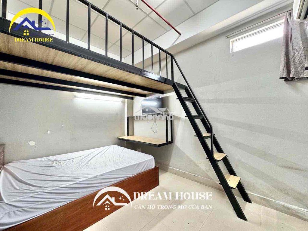 Duplex sẵn máy lạnh, tivi - toà thang máy - an ninh 24/7 - 2