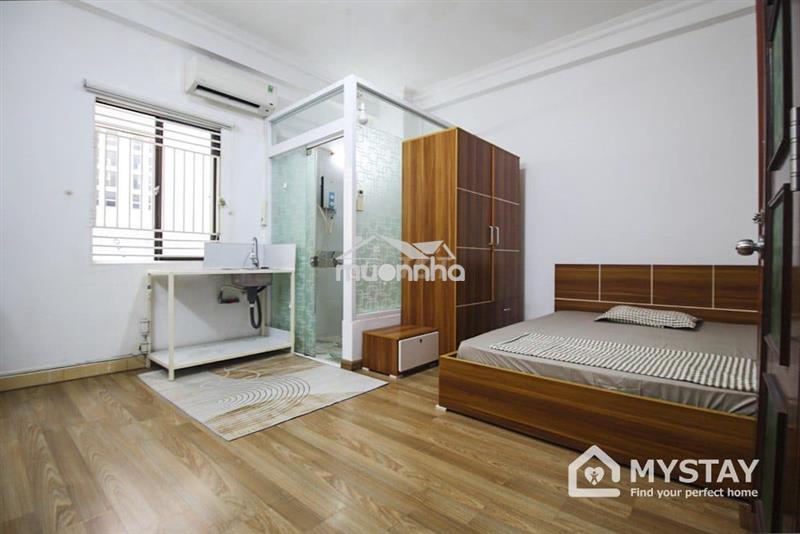 Khu trung sơn - lotte quận 7 - sàn gỗ phòng thoáng mát đủ nội thất 