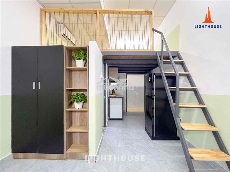 💯 Căn hộ gác xinh gần chợ hạnh thông tây, tiện đi lotte - thang máy