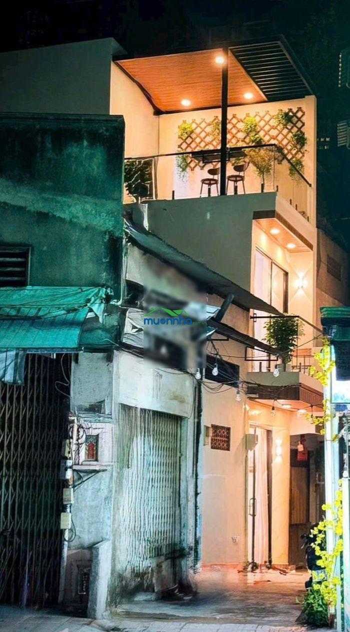 6,5 tỷ tl) siêu phẩm sát mặt tiền phan văn trị, nhà mới, đẹp, 3 tầng (tặng full nội thất)
