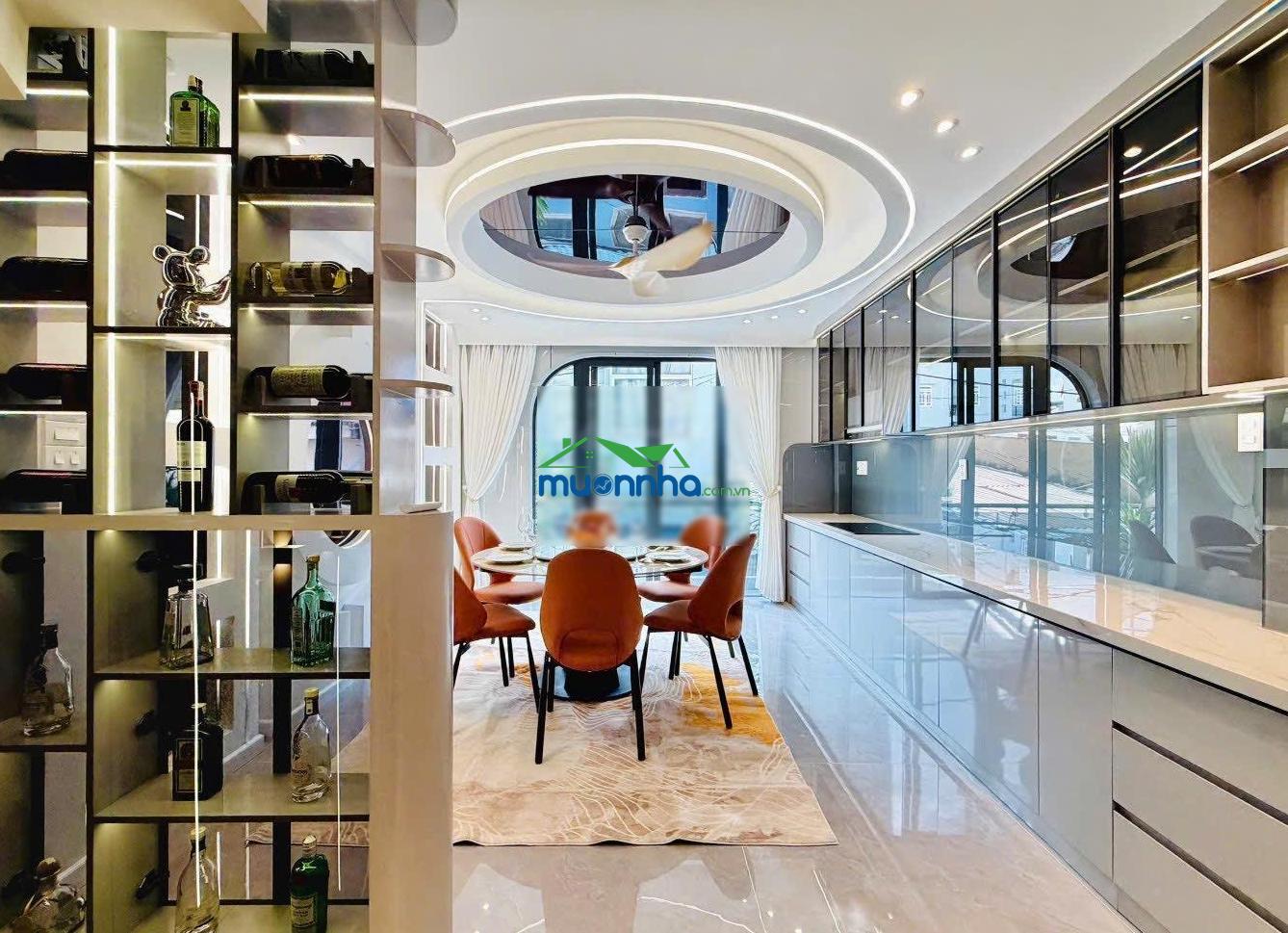 Bán nhà gò vấp, hẻm xe hơi ngủ nhà phan huy ích, ngay emart, 52m2, 5 tầng thiết kế hiện đại, 8.8 tỷ - 2