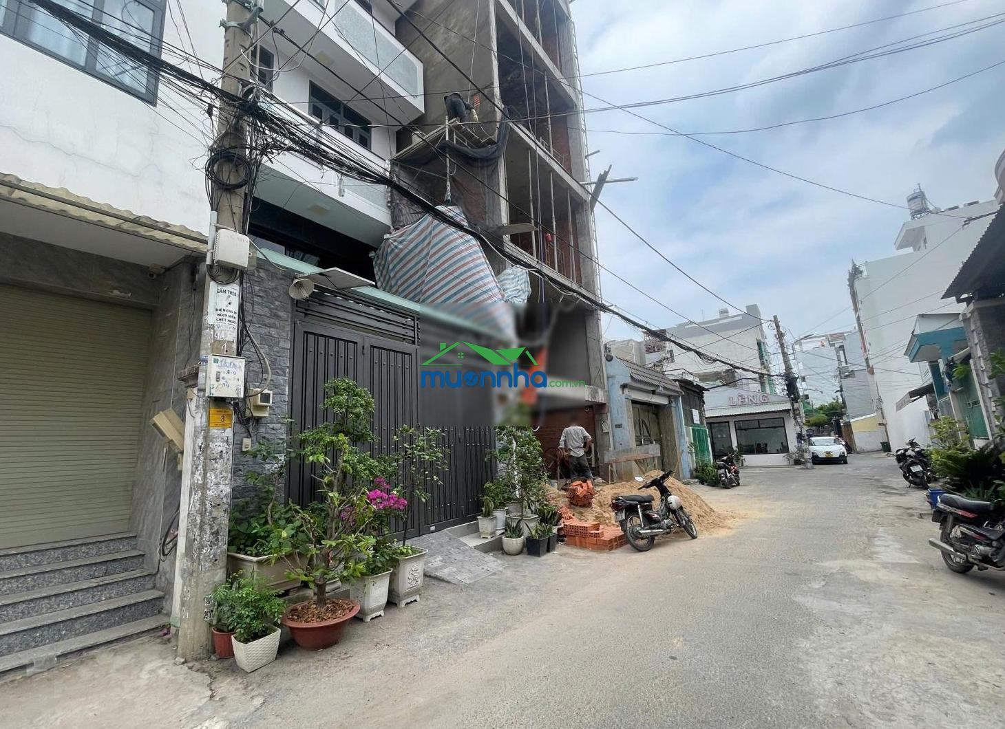 Bán chdv 6 tầng hẻm 7m thông đường quang trung phường 11 gv; (5mx22m) giá 12.5 tỷ tl