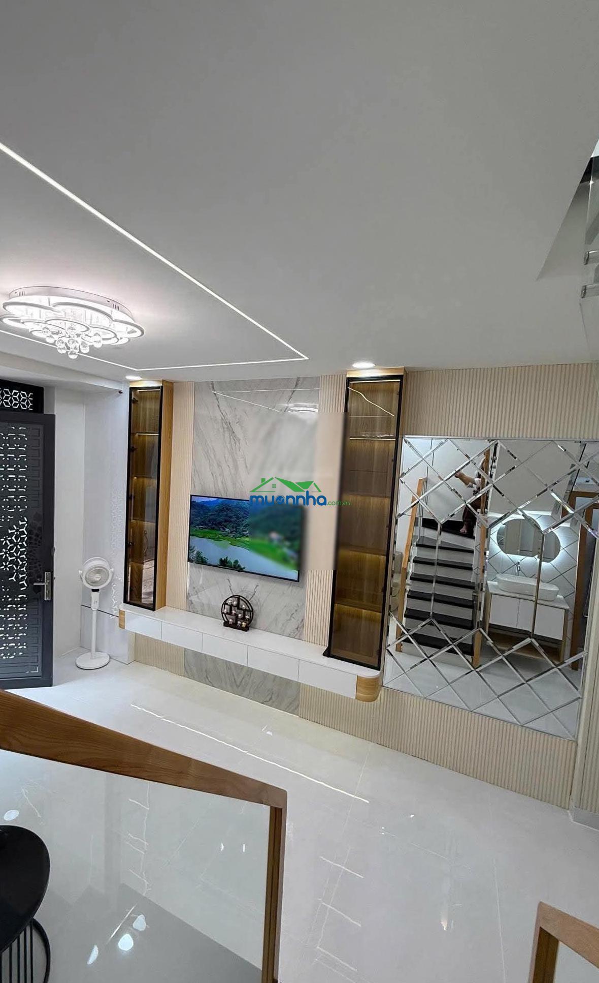 Bán nhà mới hẻm oto gần đầm sen - hòa bình, 4x11m, 3pn giá 6,x tỷ