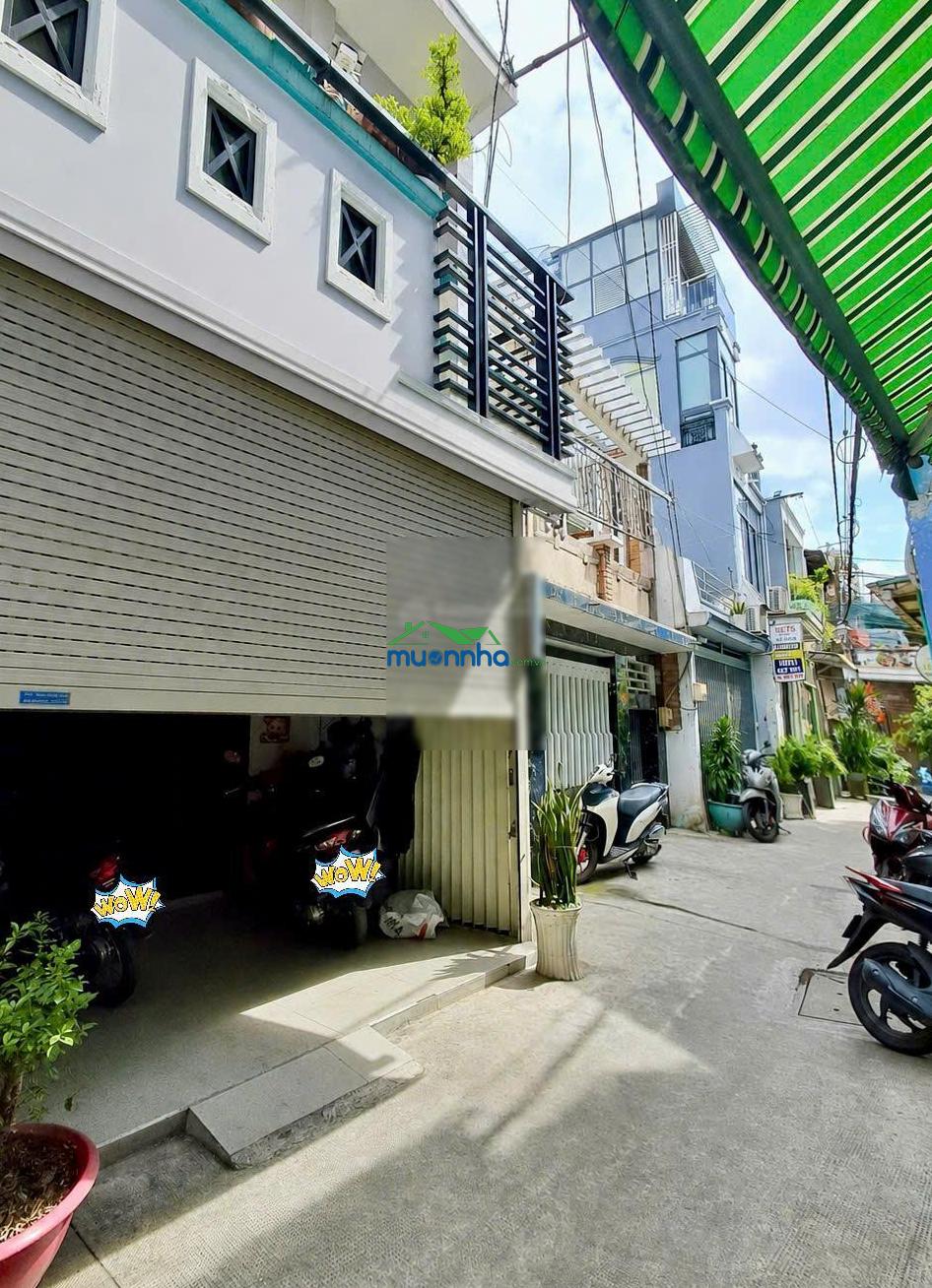 Nhà 1 lầu hẻm 5m sát mặt tiền bà hom (4.3x16) 57m2 gần chợ phú lâm q6 - 2