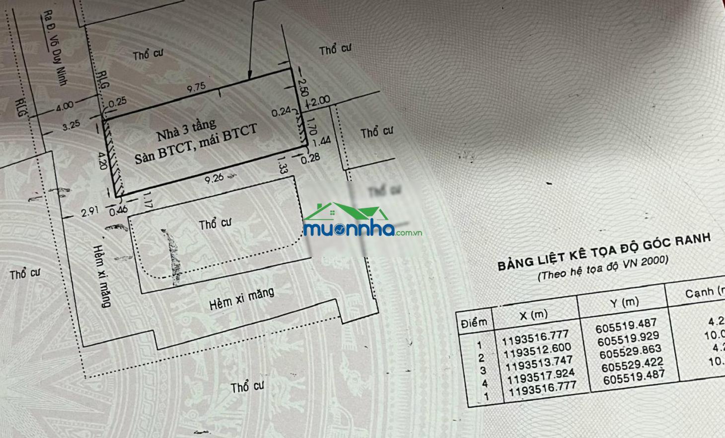 Chính chủ bán nhà 2 mặt hẻm gần quận 1. 108/17/3 võ duy ninh, bình thạnh. chỉ quận 1 chưa đến 1km - 4