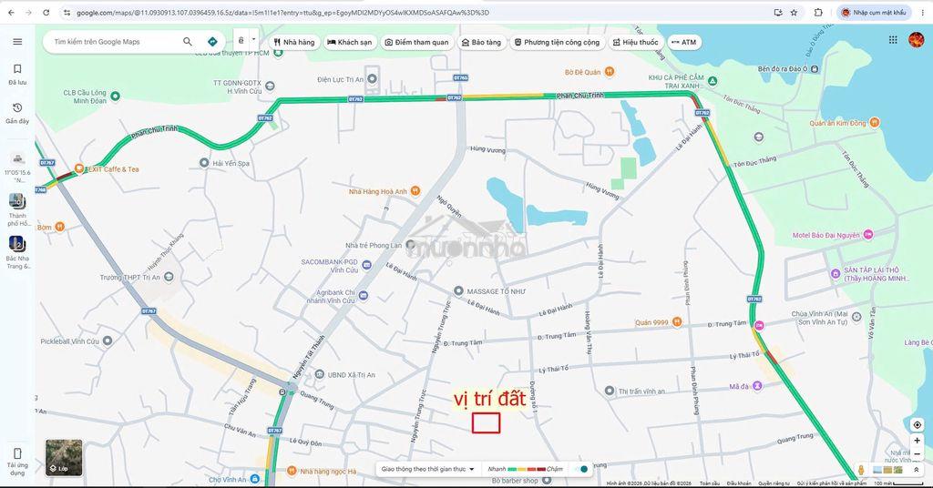 Bán đất full thổ cư cách ubnd p. trị an trong vòng bán kính 0.5-1km - 2