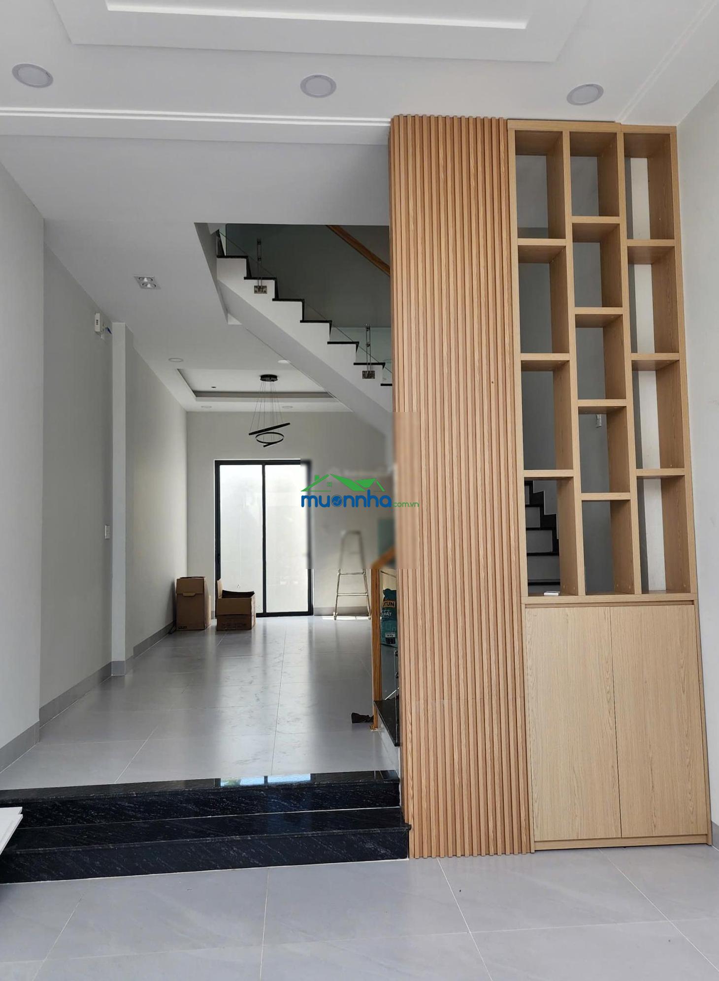 Nhà mới xây 1 trệt 3 lầu đường số 1, long trường q9. - dt: 57,2m² sàn: 173,8m² hoàn công đủ - 3