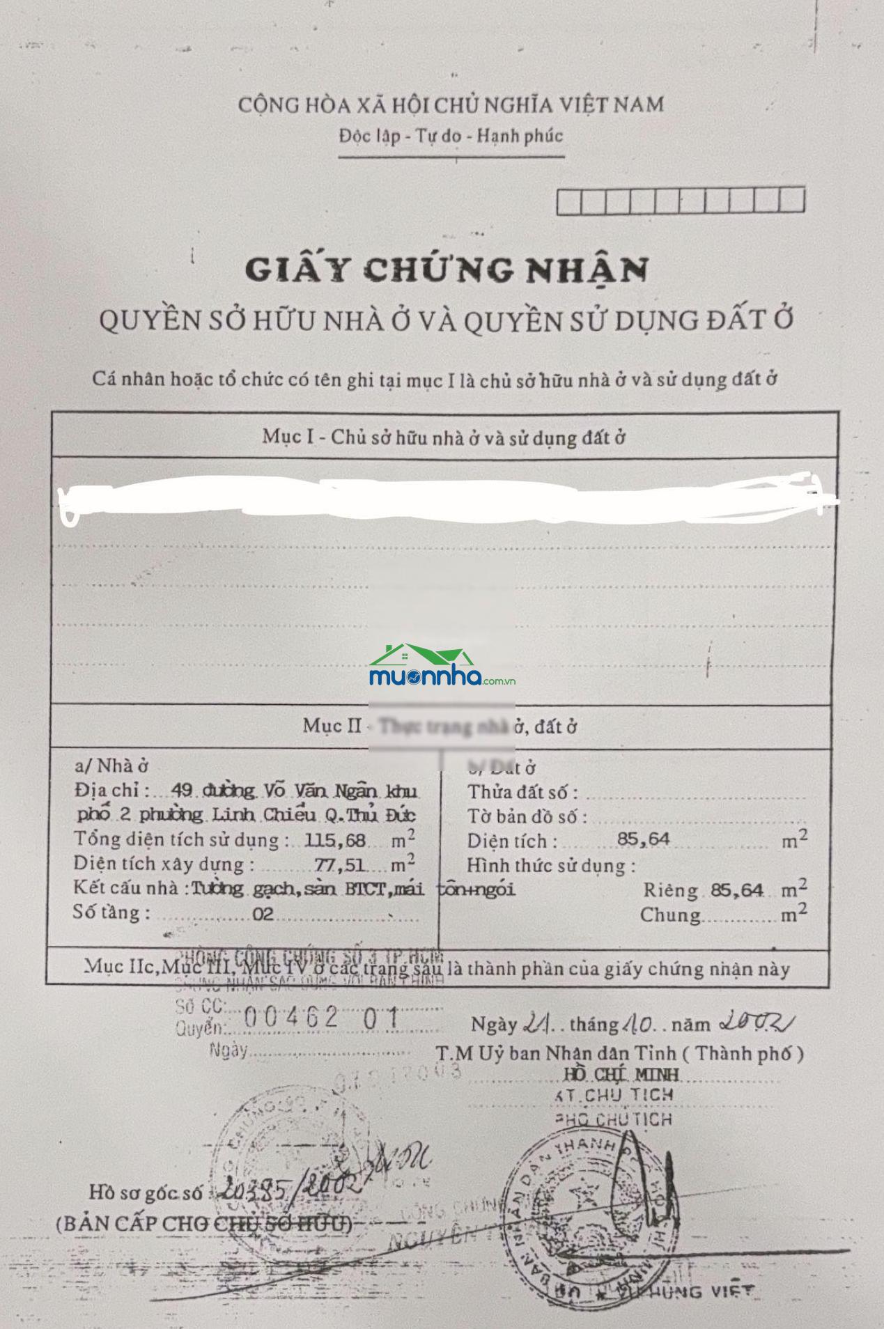 Chủ gửi bán nhà võ văn ngân đang cho thuê 61tr/tháng - Ảnh 4