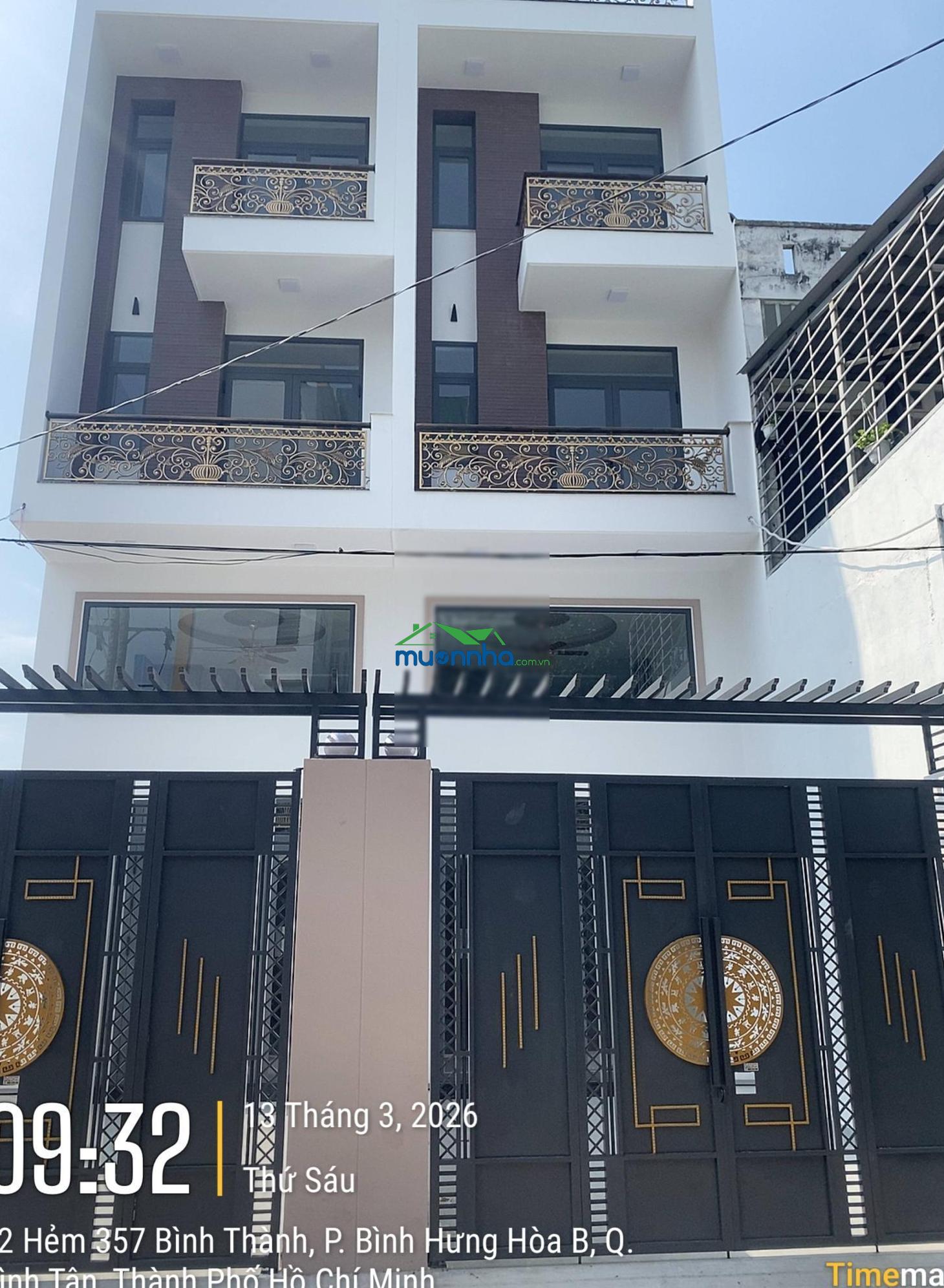 Bán nhà 2 lầu, đường bình thành, bình tân. dt: 4x18.5m