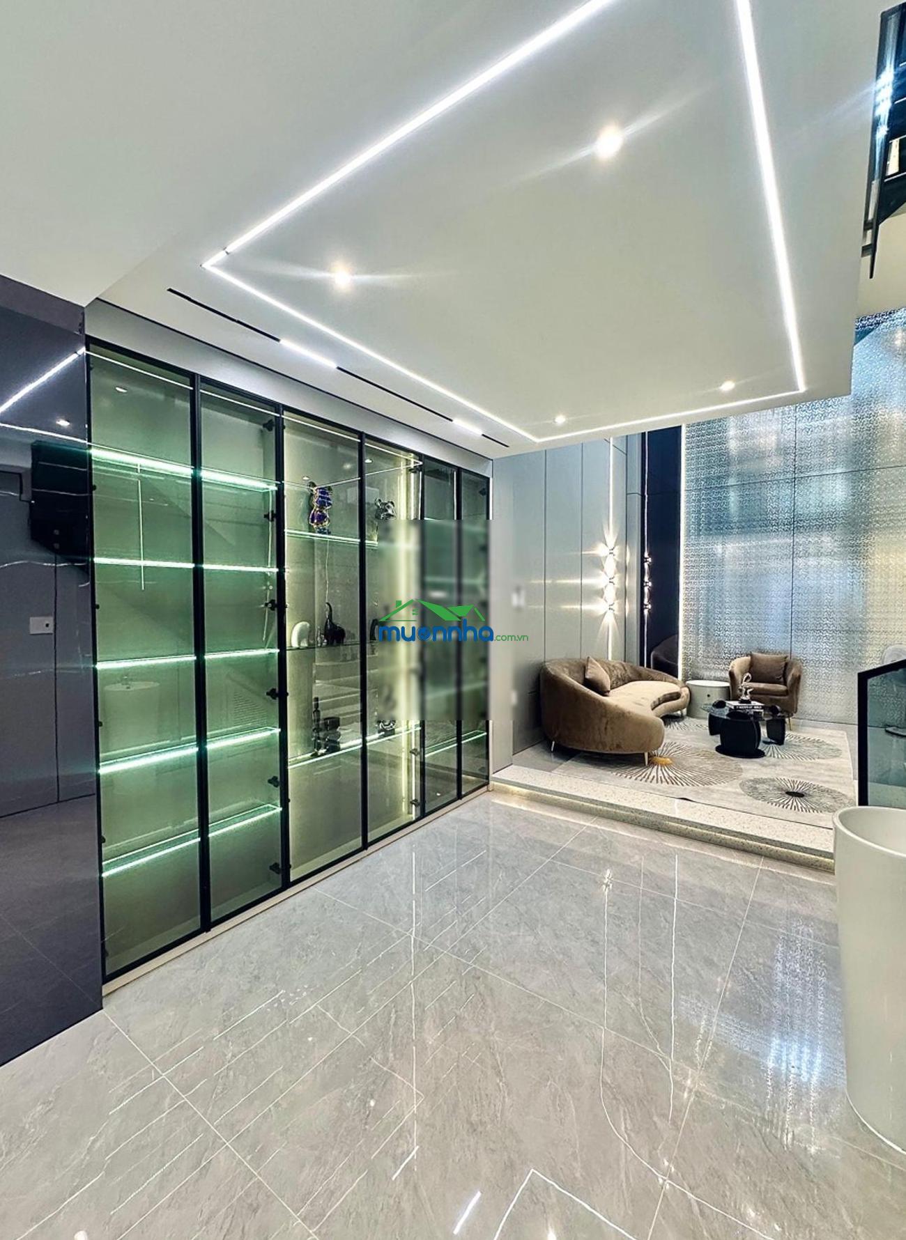 Bán nhà 5 tầng mới 8.8tỷ - 50m hẻm xe tải phan huy ích, p.an hội tây - 4