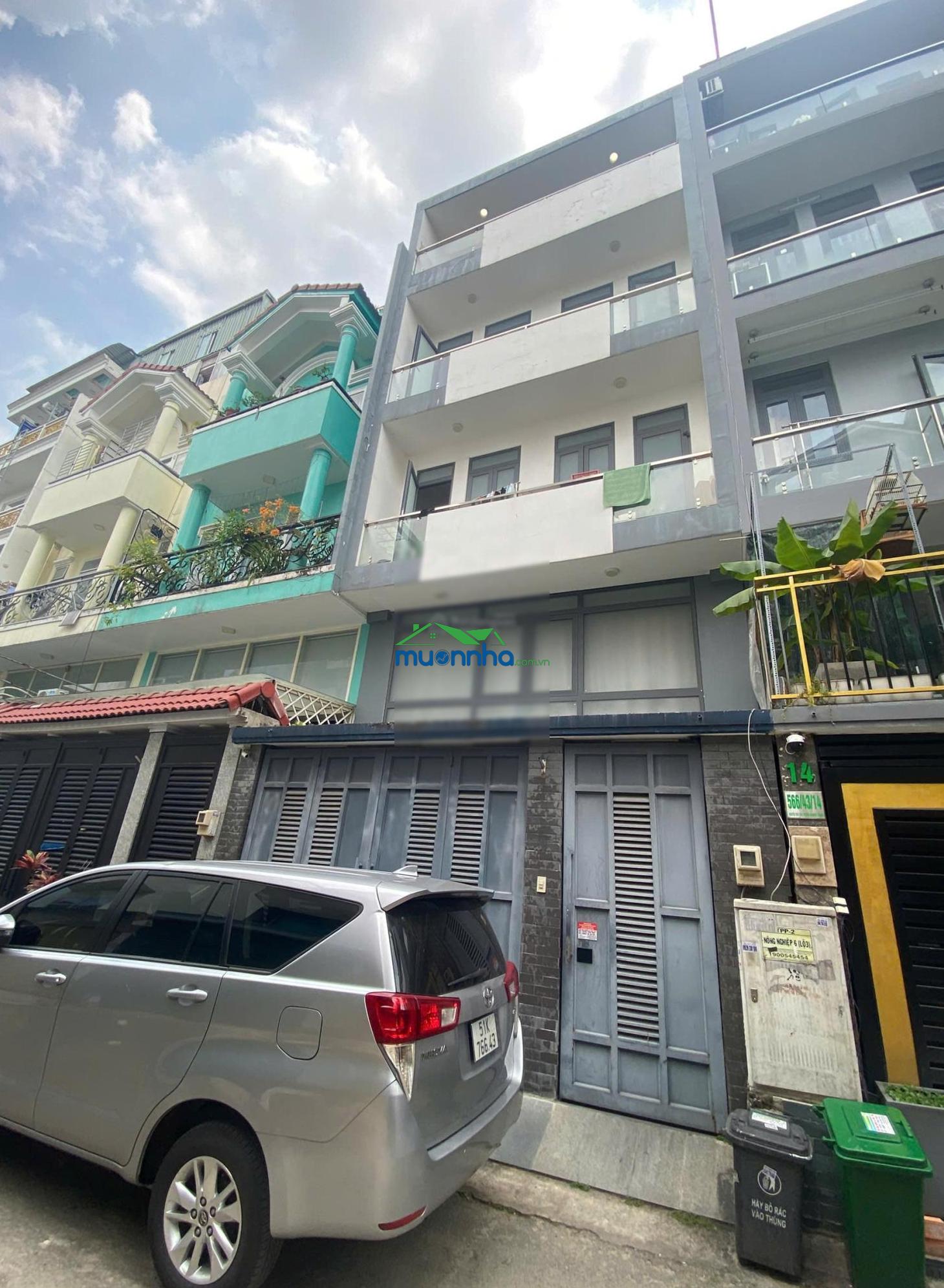 Hxh nguyễn thái sơn p5 dt 5,7x9,3m cn 53,6m2. nhà 5 tầng full nội thất. giá 8,4 tỷ tl - 2