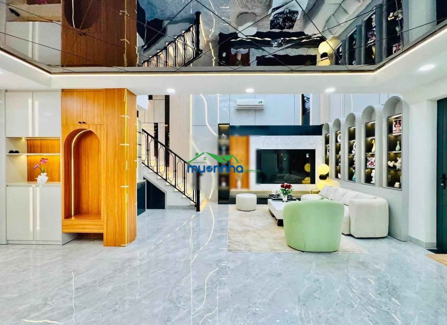 Hxh-nhà mới đẹp-full nội thất-76m2-ngang 7,6m-5 tầng-4pn-6wc-gần thống nhất p16 gv-chỉ 8,65 tỷ tl - Ảnh 3