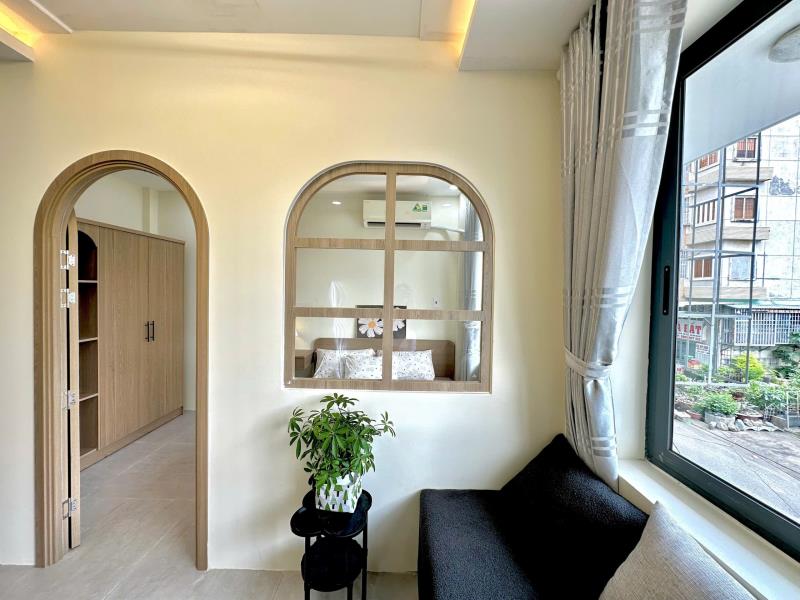 Khai trương căn hộ 1 phòng ngủ - nguyễn xí –full nội thất - cửa sổ lớn nhiều ánh sáng – gần các trường đại học - 4