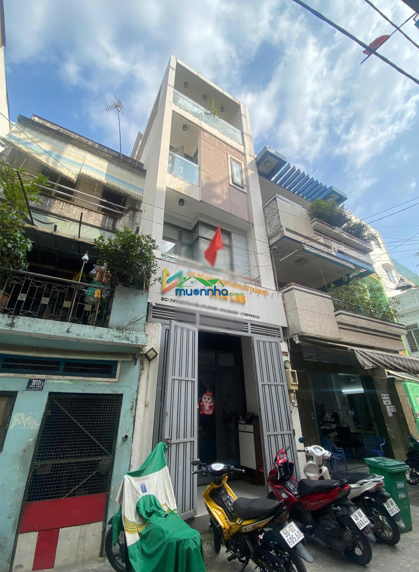 Bán nhà hxh 297/33 vĩnh viễn - nguyễn tri phương, q10 dt: 3.9m x 14.7m (5t) - giá: 12.9 tỷ hh1% - 3