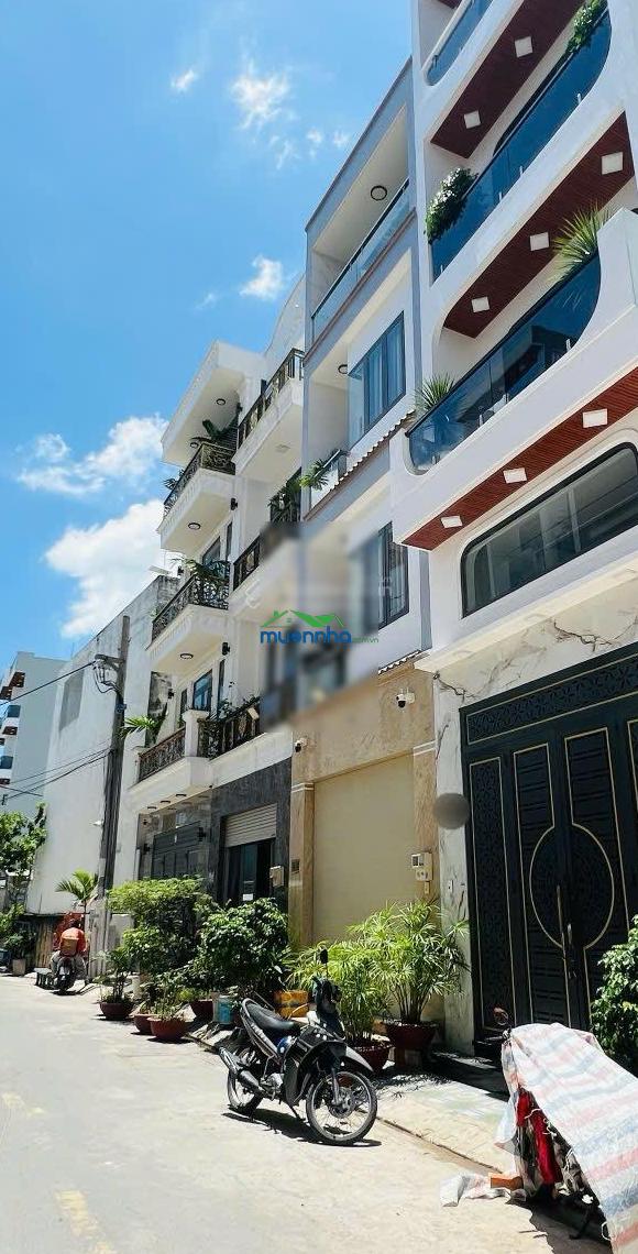 Nhà đẹp 5 tầng - hương lộ 2 (bình tân) nhỉnh 6 tỷ - dt 4 x 15m - đường nhựa 10m thông