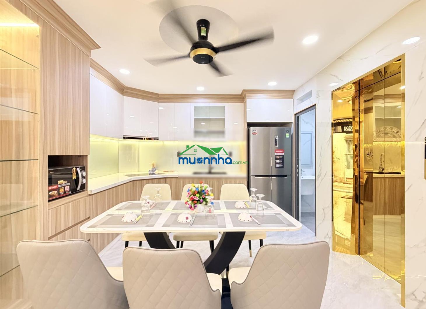 Bán nhà đẹp trục đường nguyễn oanh p17 gò vấp, sát bên siêu thị lotte, thang máy 450kg - 4