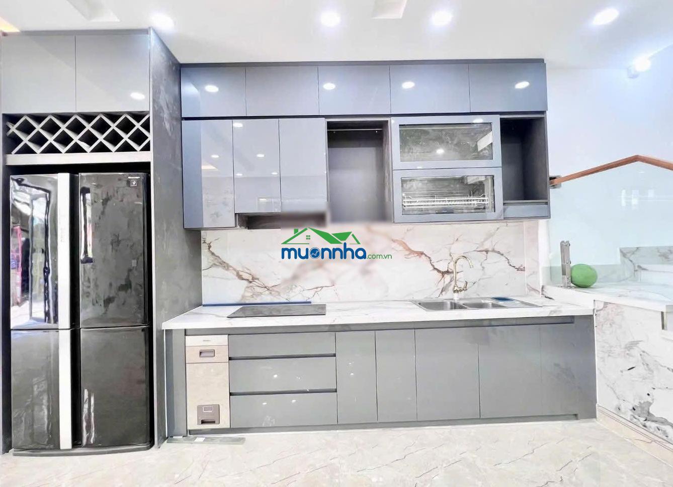 Bán nhà đẹp 5m x 13m 2 tầng mái đúc tặng full nội thất hẻm thông xe hơi đường trung mỹ tây 2a q12 - 2