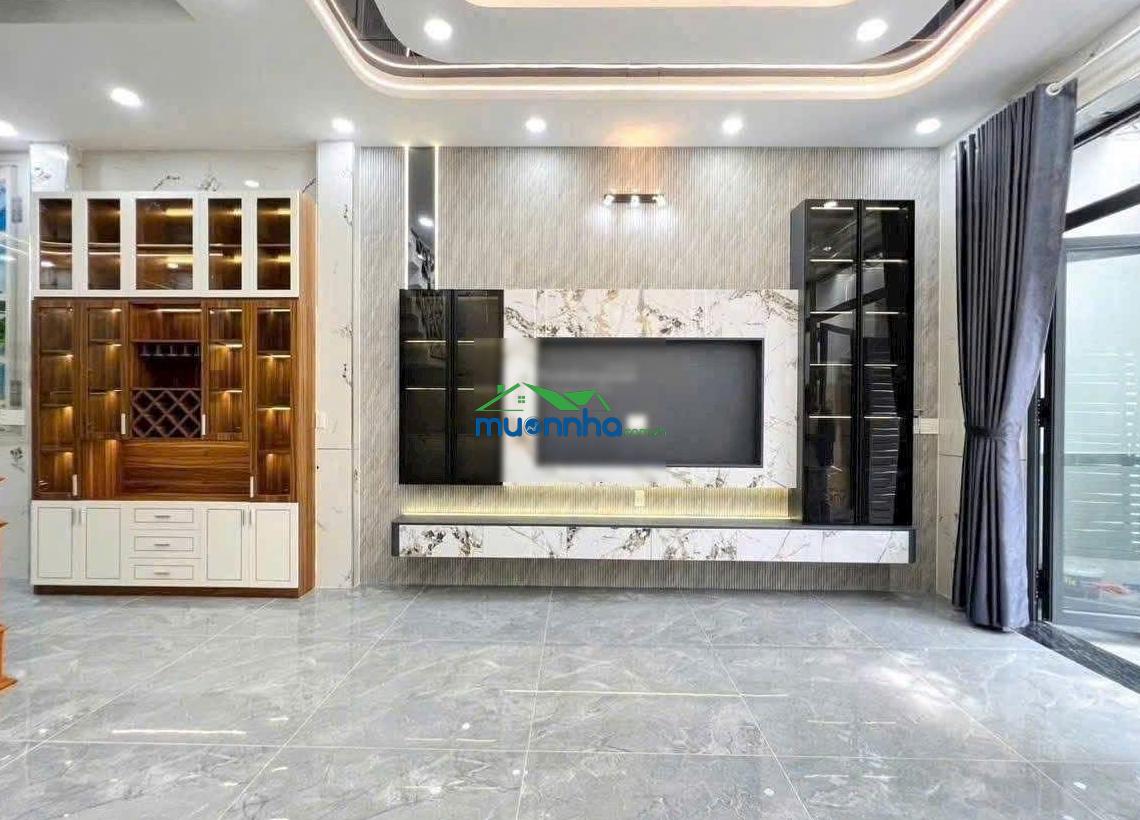 Nhà phố 3 tầng 5m x 15m hẻm xe hơi đường lê văn khương. tặng nội thất - 2