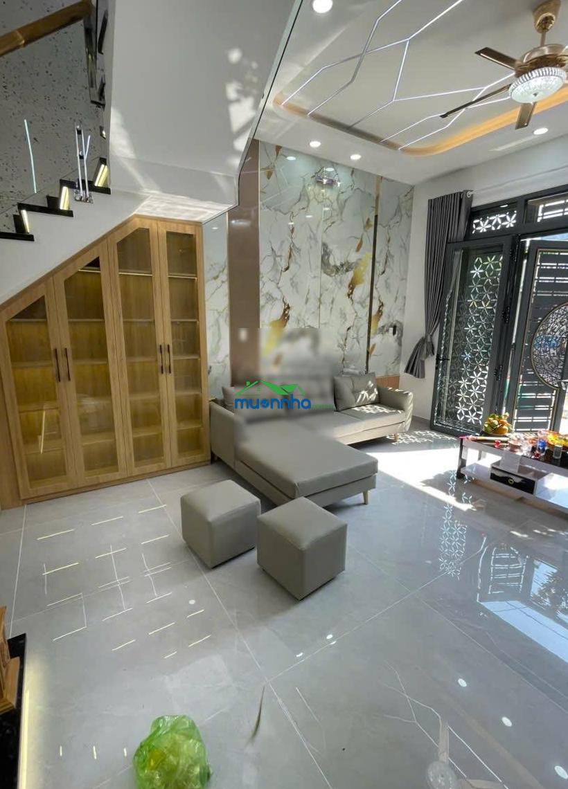 Bán nhà dt:55m2-1trệt 3 lầu tổng dt-192,5m2 sổ hồng hoàn công đầy đủ ,chính chủ .phun nội thất - 4