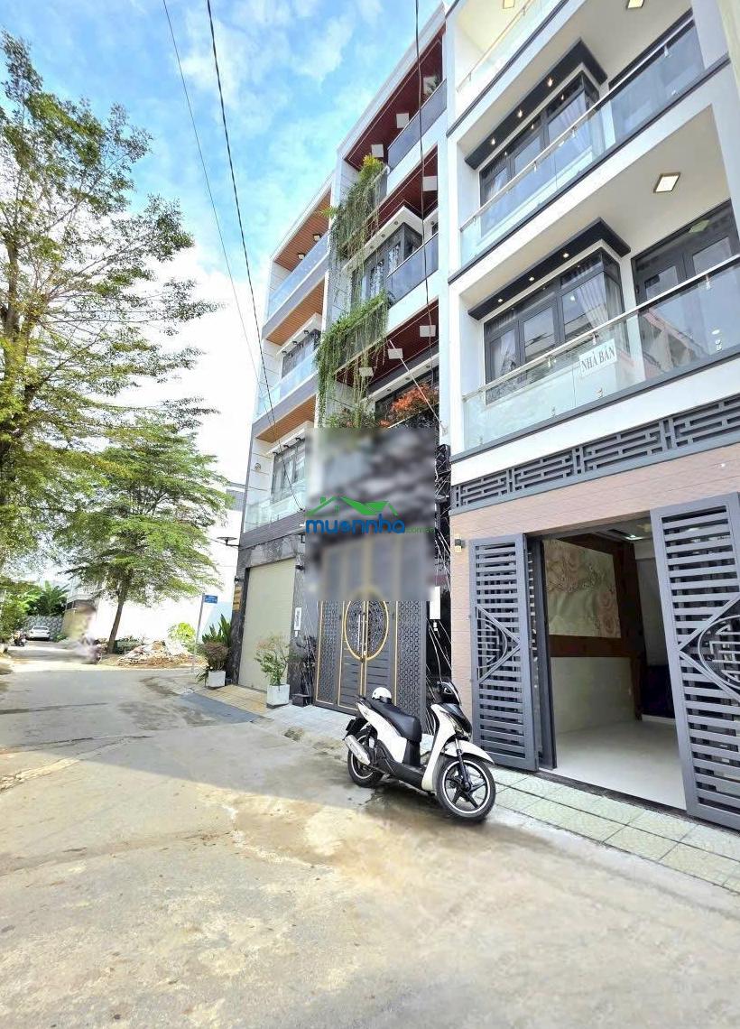 Bán gấp nhà 4 tầng 4x12.5m, xe hơi vào nhà, giá 5.99 tỷ, kdc the sun huỳnh tấn phát tt nhà bè