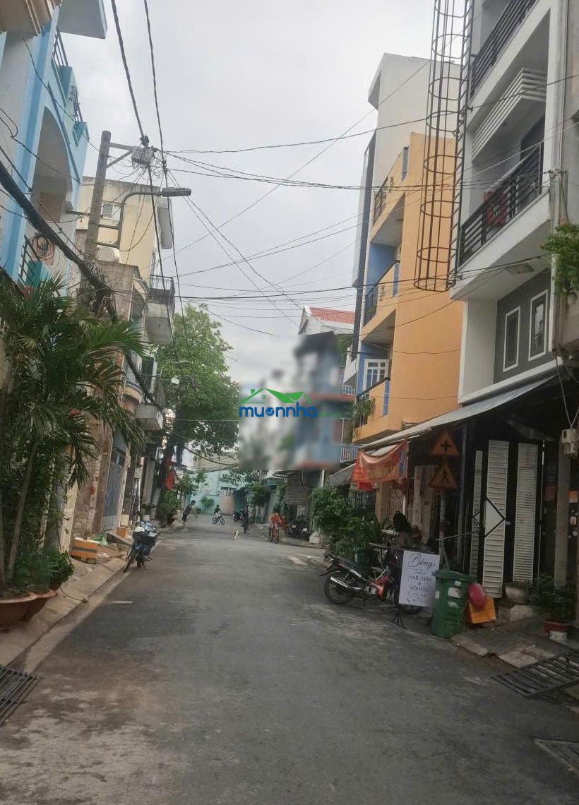 Bán nhà hẻm bàn cờ 8m lê thúc hoạch, dt 5x16m, 1 trệt+1 lửng, 4 tầng, 5pn,tk đẹp, giá 9,99tỷ tl
