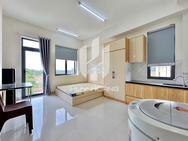 Cho thuê căn studio phòng mới full nội thất - gần đảo kim cương
