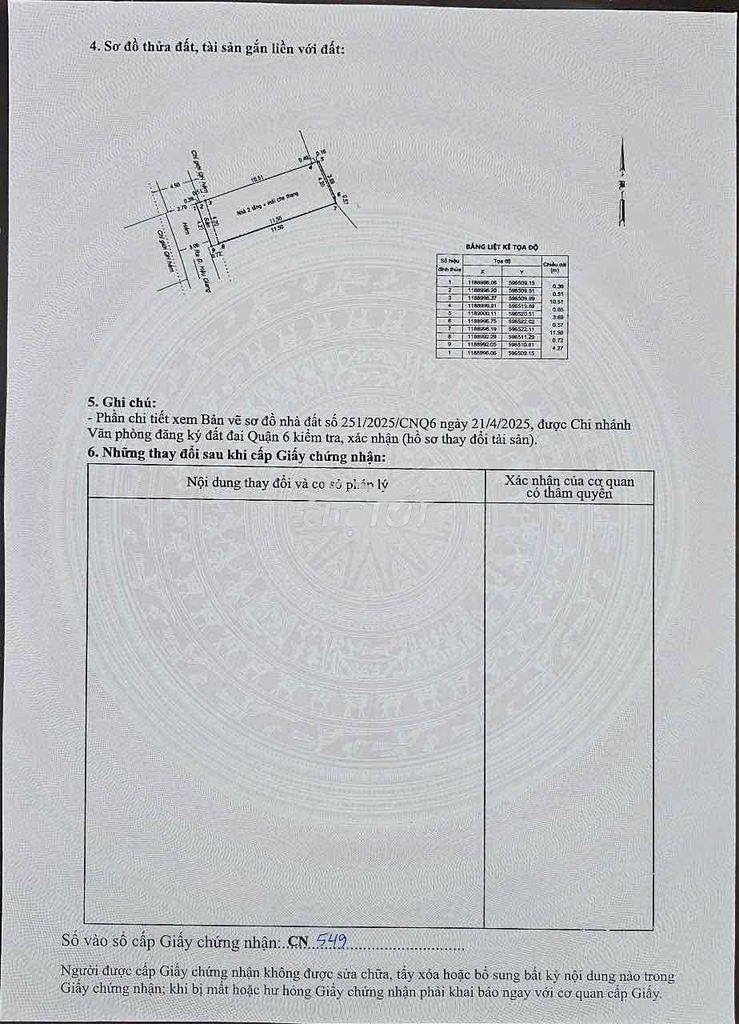 Bán nhà hẻm 628 hậu giang , p12 , q6, vị trí gần ngay ngã tư hậu giang - 4