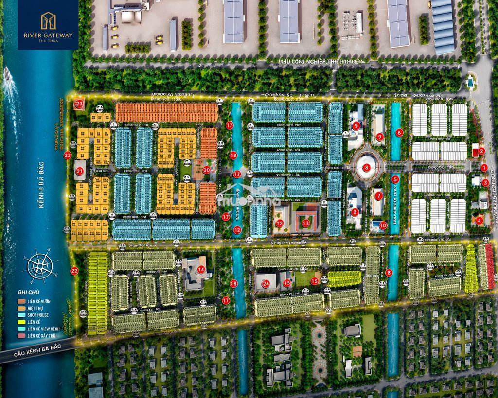 River gateway tthc thủ thừa, sổ hồng trao tay, giá chỉ từ 14 tr/m2 - 2