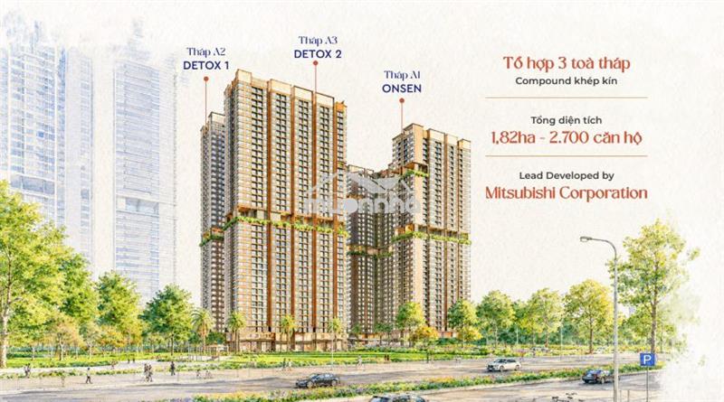 Bán căn amo 2pn 2wc tầng cao view panorama - tòa a1 - tổ hợp onsen