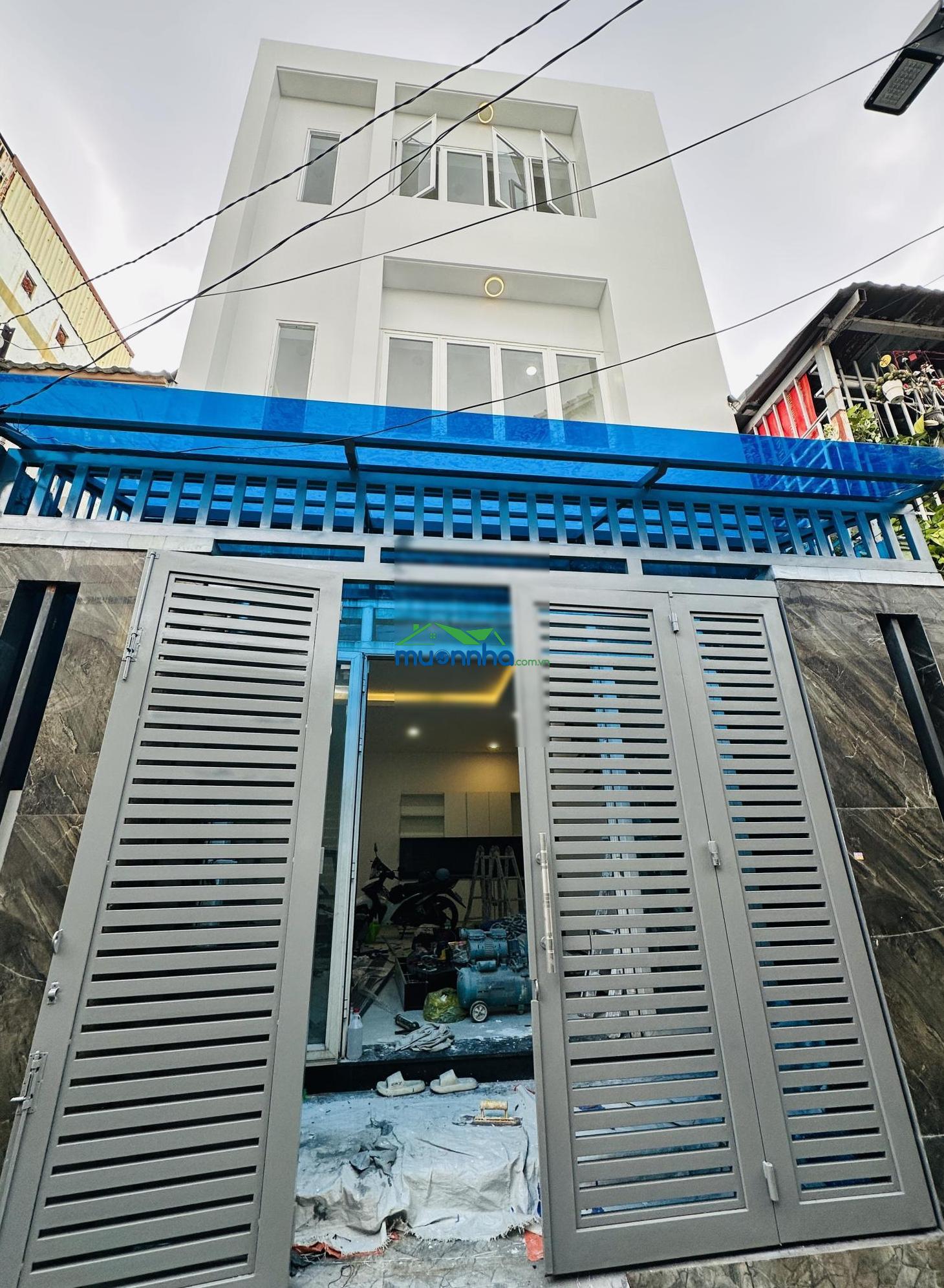 Hẻm trường chinh - nhà 3 tầng btct - ngang 5m - 5x9m - nhà xây mới đẹp lung linh - 4