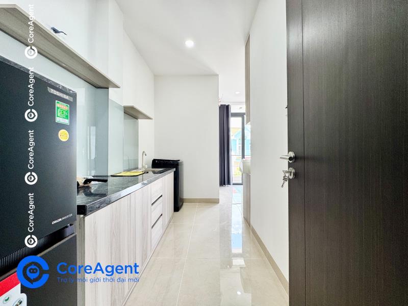 Căn hộ 1 người full nội thất máy giặt riêng có  bc - 3