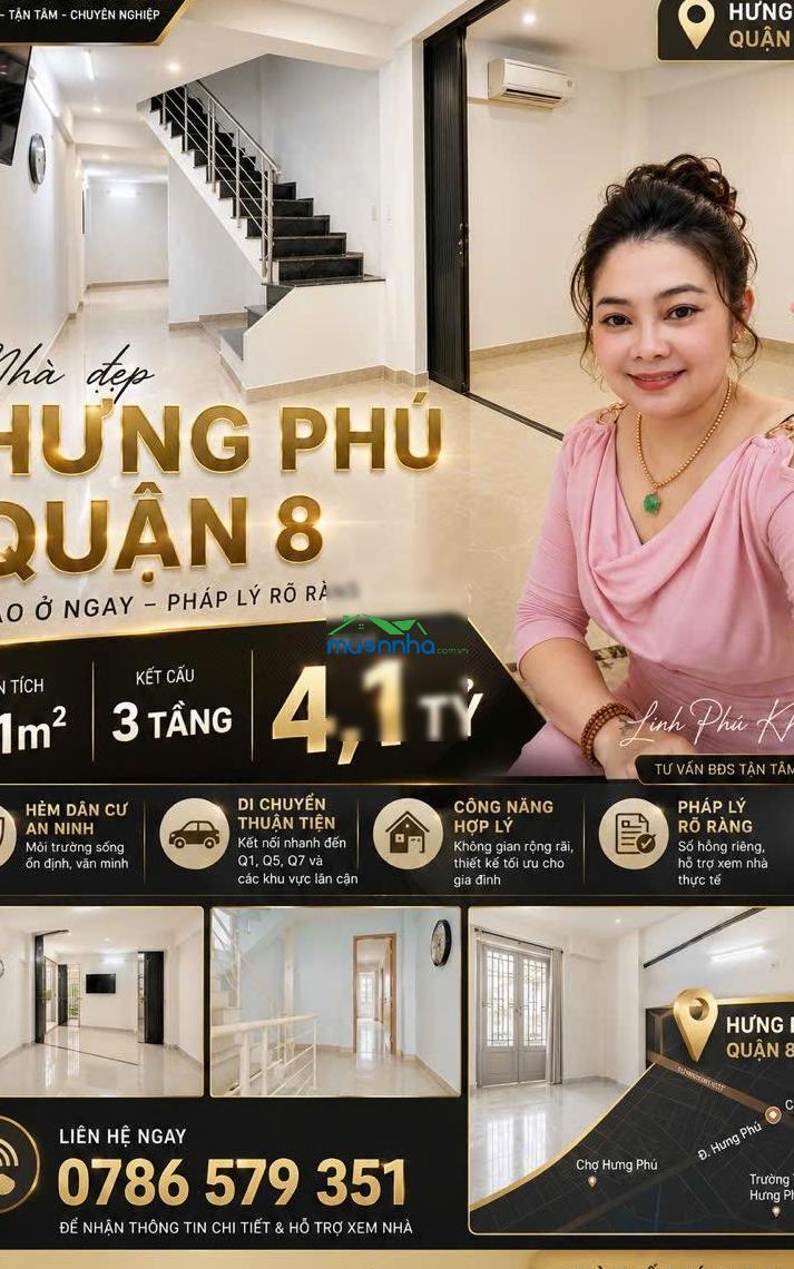 Q8! hưng phú | 52m² | 3 tầng | chỉ 4,x tỷ. đừng bỏ qua nếu bạn đang cần một căn nhà tầm 4** - Ảnh 2