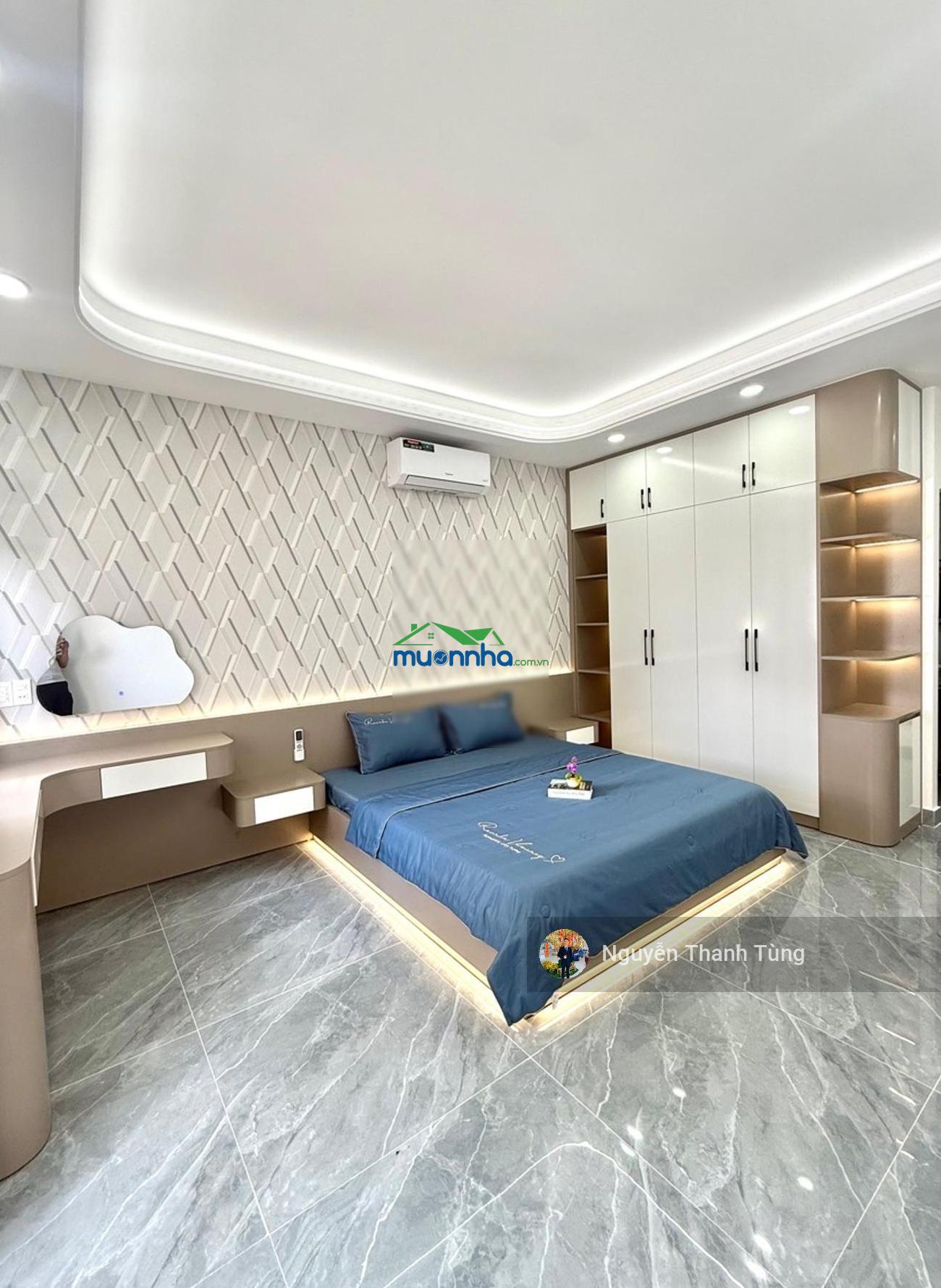Siêu phẩm 5 tầng có thang máy tân chánh hiệp 13, quận 12, dt 100m2, ngang 5m hiếm, nội thất cao cấp