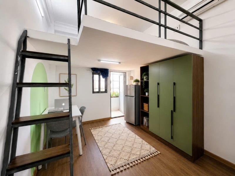 Căn hộ duplex full nội thất đường võ oanh, quận bình thạnh