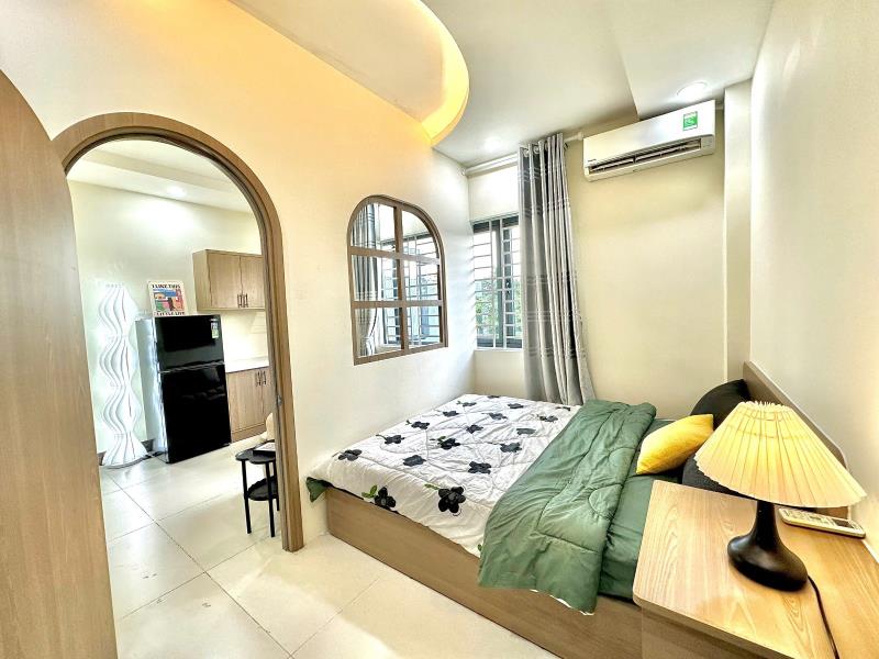 Căn hộ 1 phòng ngủ tách bếp, cửa sổ lớn tại nguyễn xí, gần landmark 81, phạm văn đồng & đại học hutech