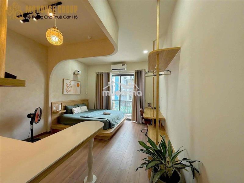 🏢 Cho thuê căn hộ studio tách bếp - mới 100% - ban công hướng đông