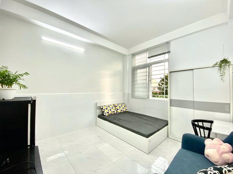 Căn hộ 1 phòng ngủ cửa sổ lớn, thang máy tại nơ trang long, gần phạm văn đồng, đại học văn lang cs3 - 2