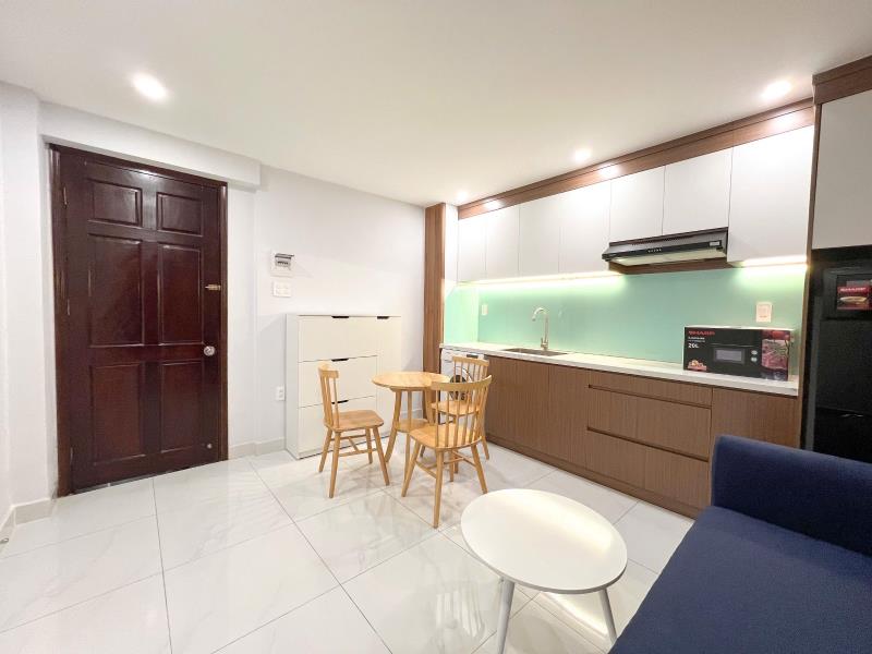 Cho thuê căn hộ 1pn full nội thất gần chợ phạm văn hai và ngã tư bảy hiền tiện đi q10 q3 trung tâm tp - 3