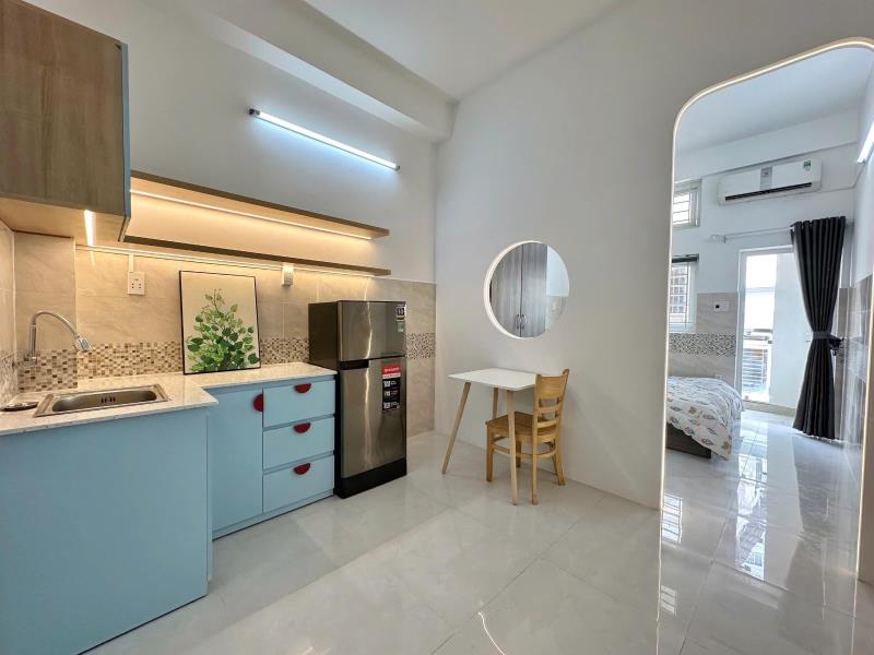 🏡 Cho thuê căn hộ 1 phòng ngủ ban công, gần đại học ngoại thương, gtvt – xô viết nghệ tĩnh, bình thạnh