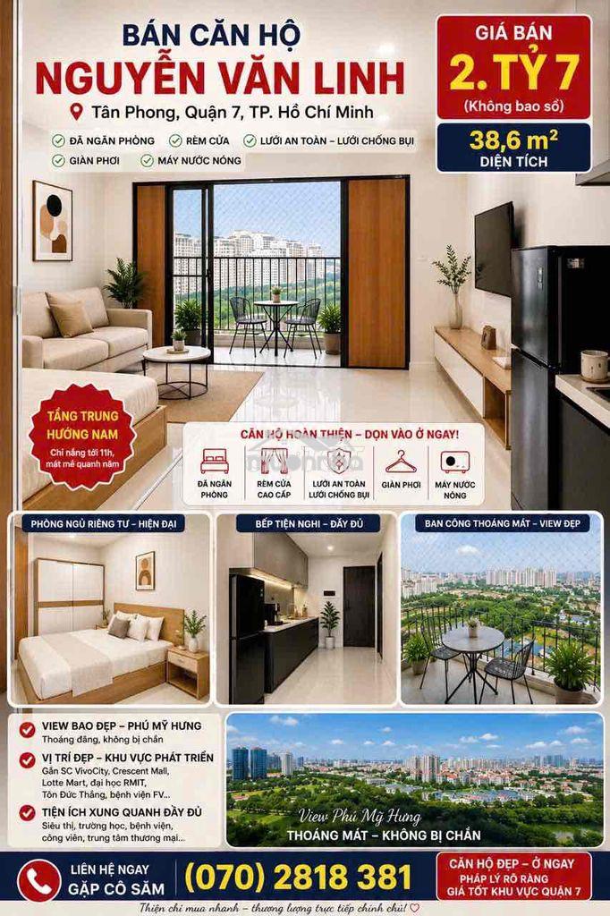 Căn hộ chung cư quận 7 giá tốt view đẹp