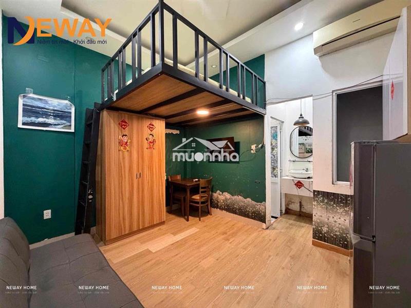 Trống sẵn phòng duplex ban công full nội thất ngay ngã tư bốn xã