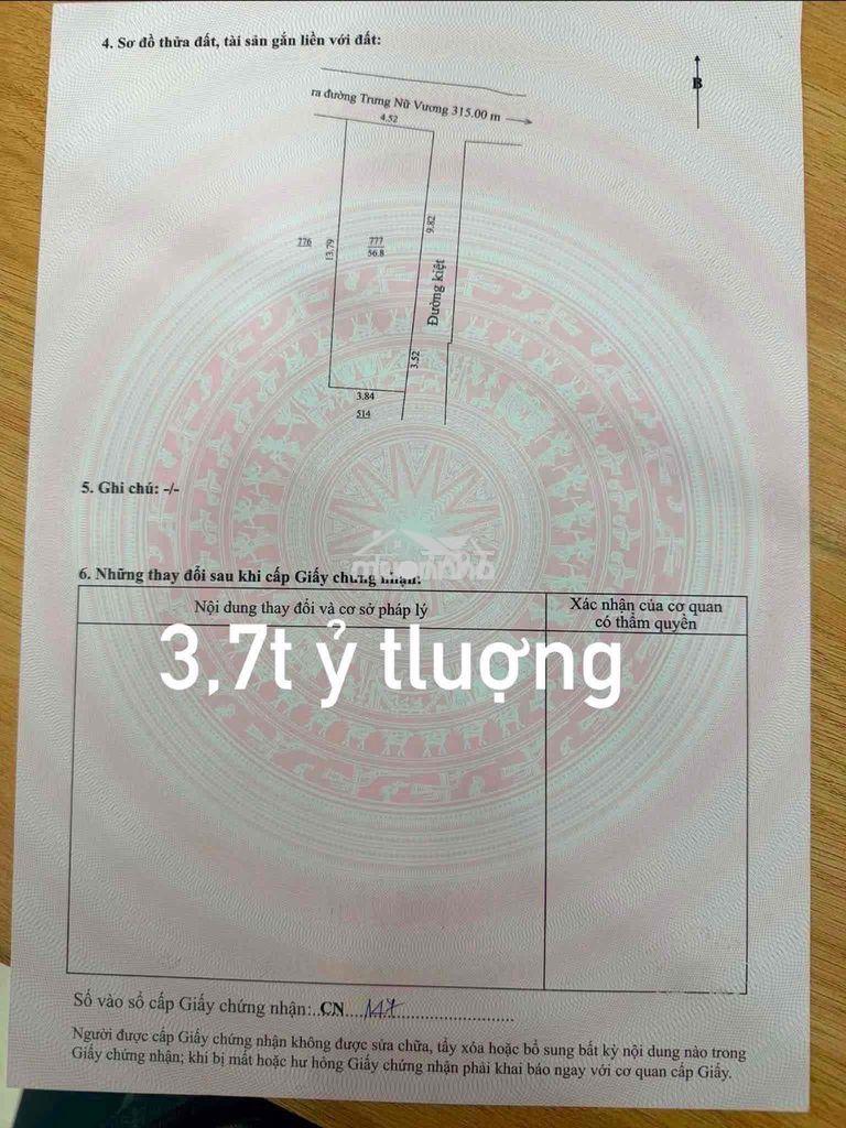 🏠 Đất 2 mặt kiệt 3m trưng nữ vương thông lê đình lý - 2